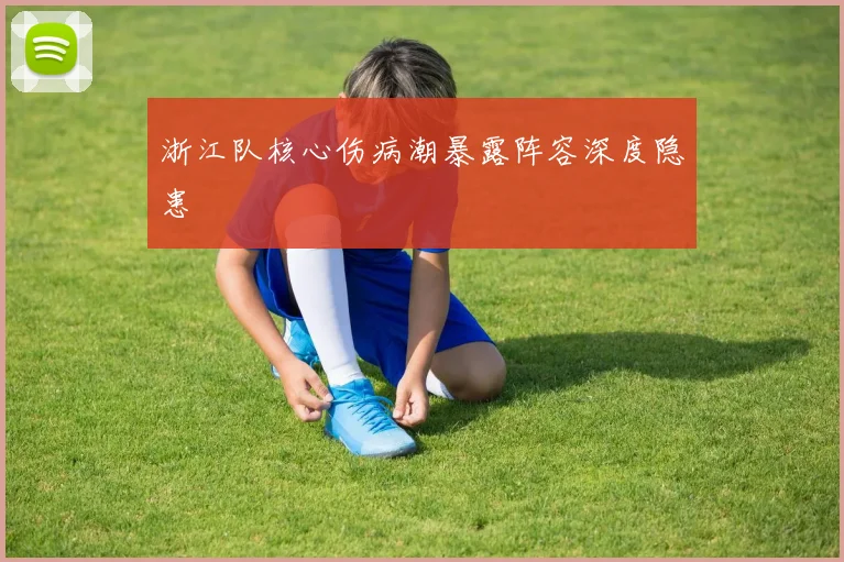 浙江队核心伤病潮暴露阵容深度隐患